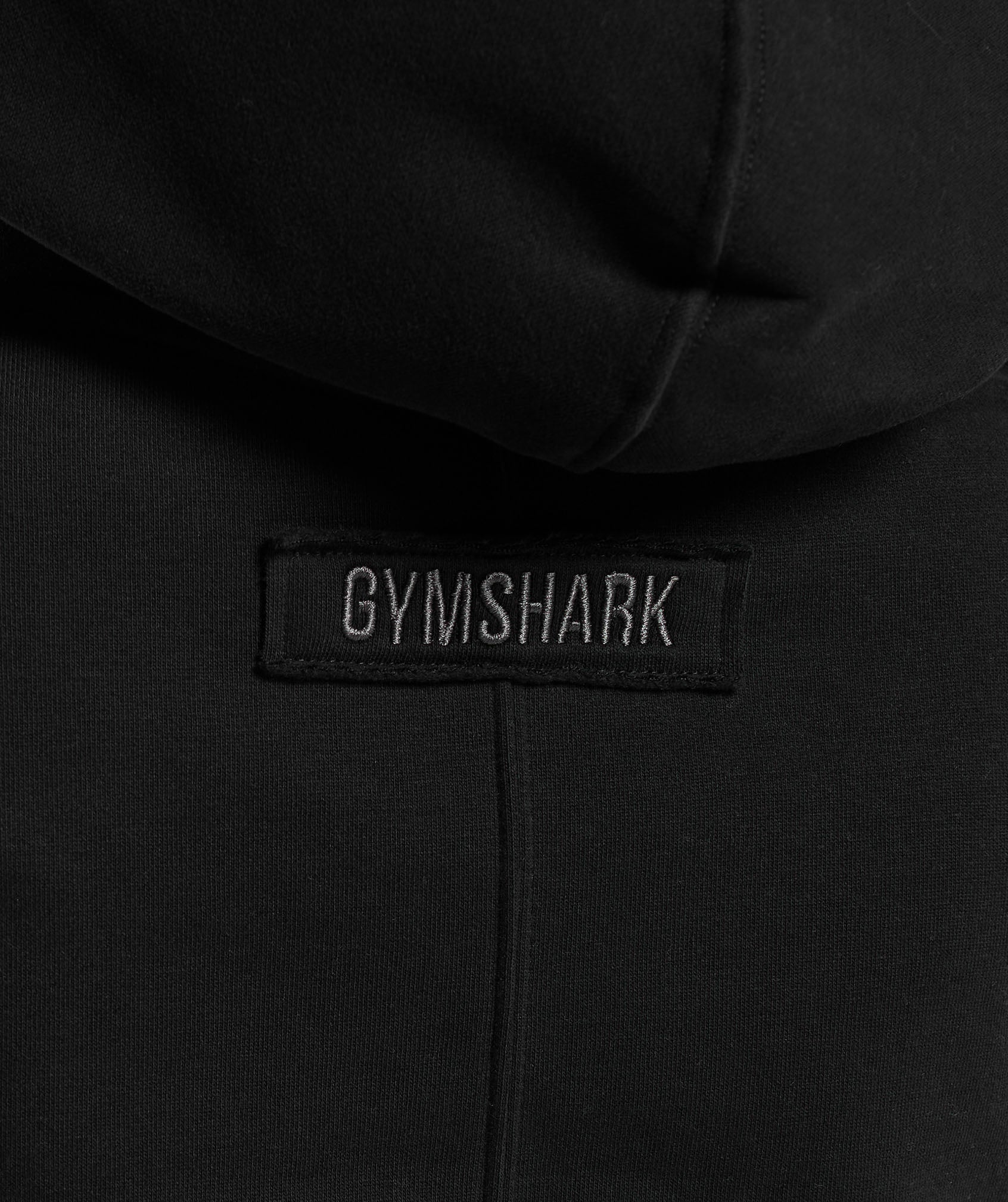 Gymshark Fleece Oversized Hoodie - Black