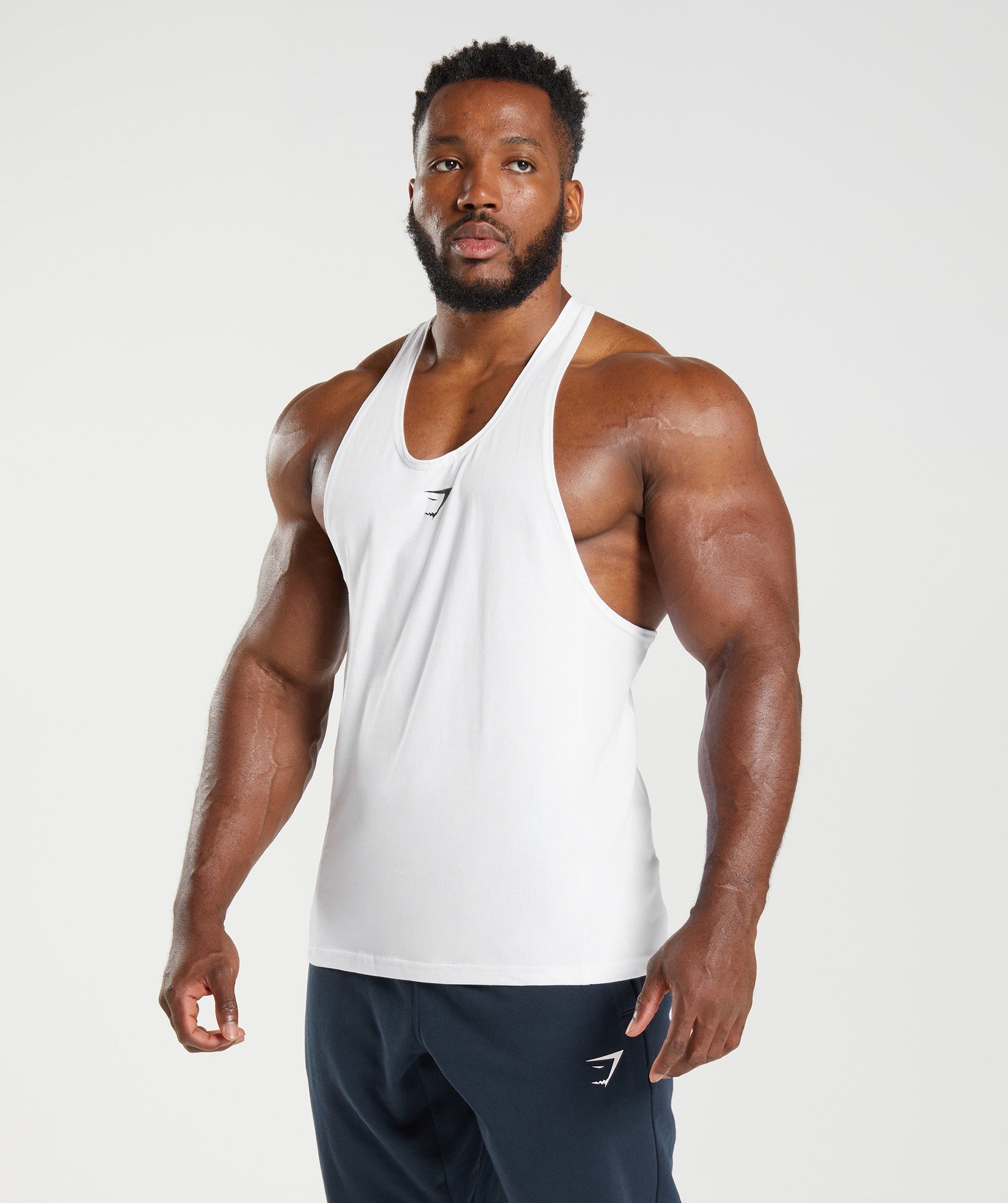 Gymshark React Stringer - White