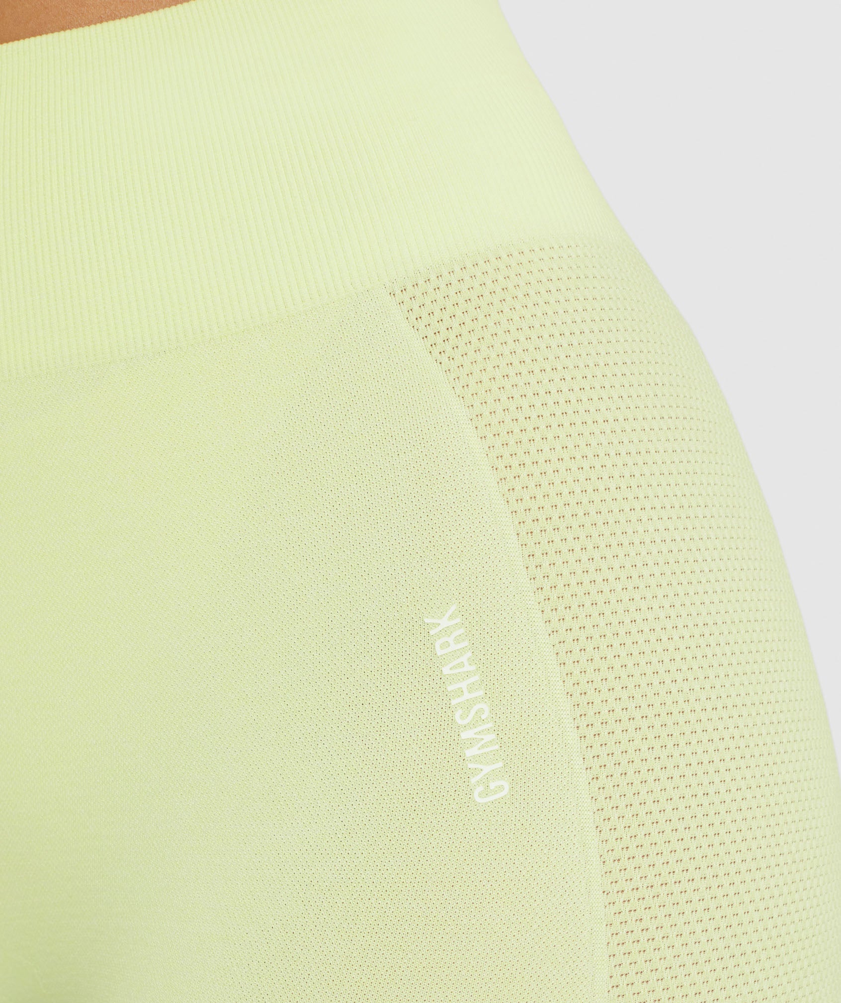 Gymshark Flex Cycling Shorts - Light Green Marl