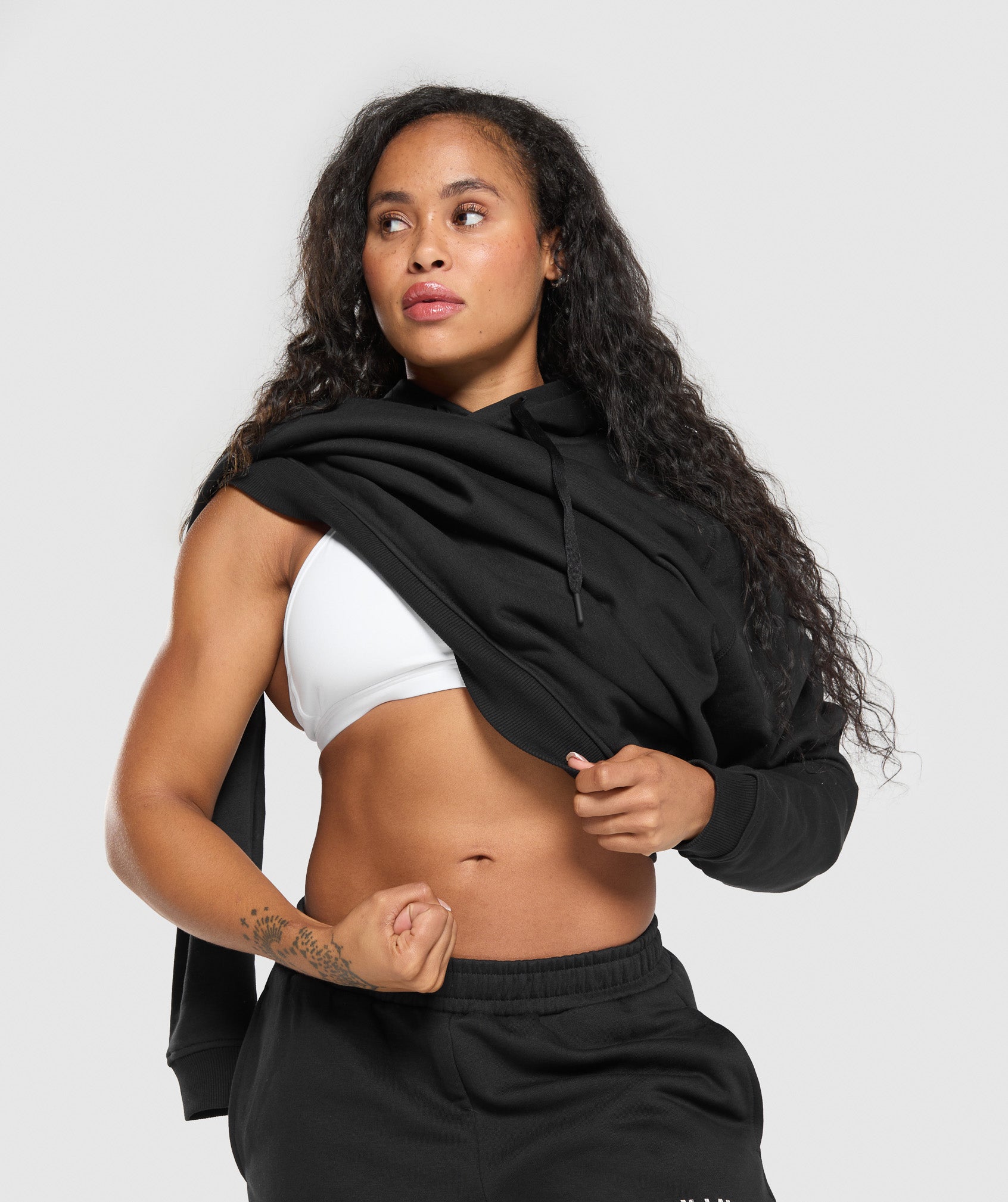 Gymshark Bulking Season Brushed Hoodie - Black