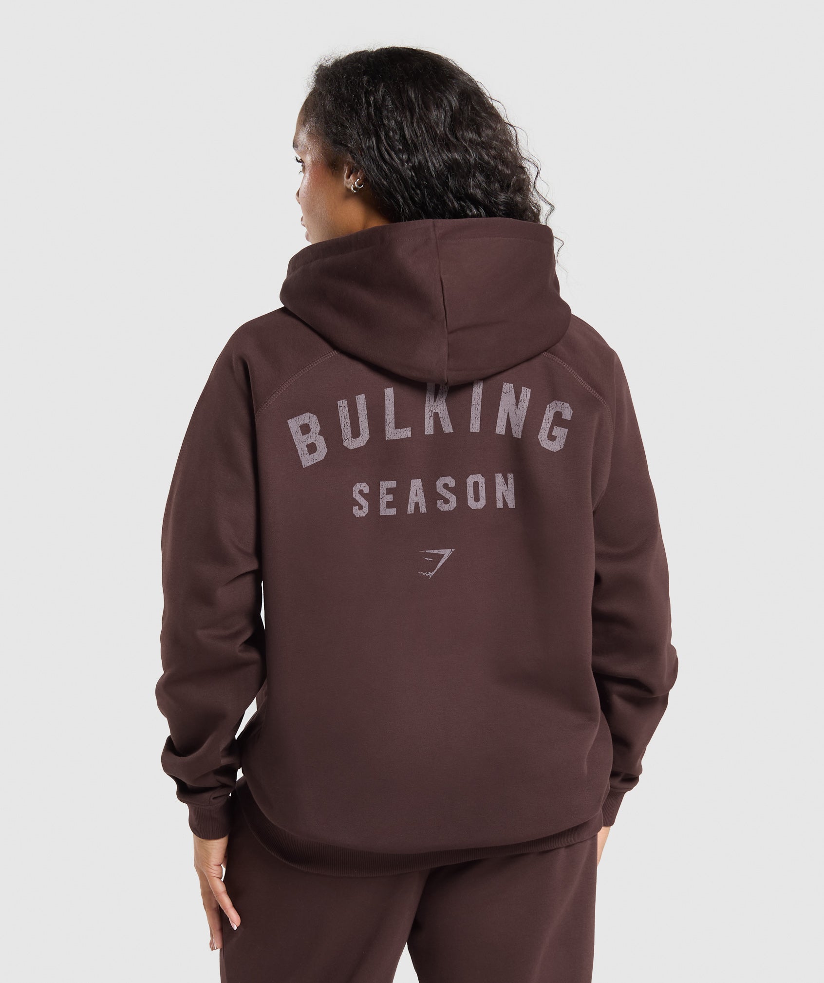 Gymshark Bulking Season Brushed Hoodie - Heritage Brown