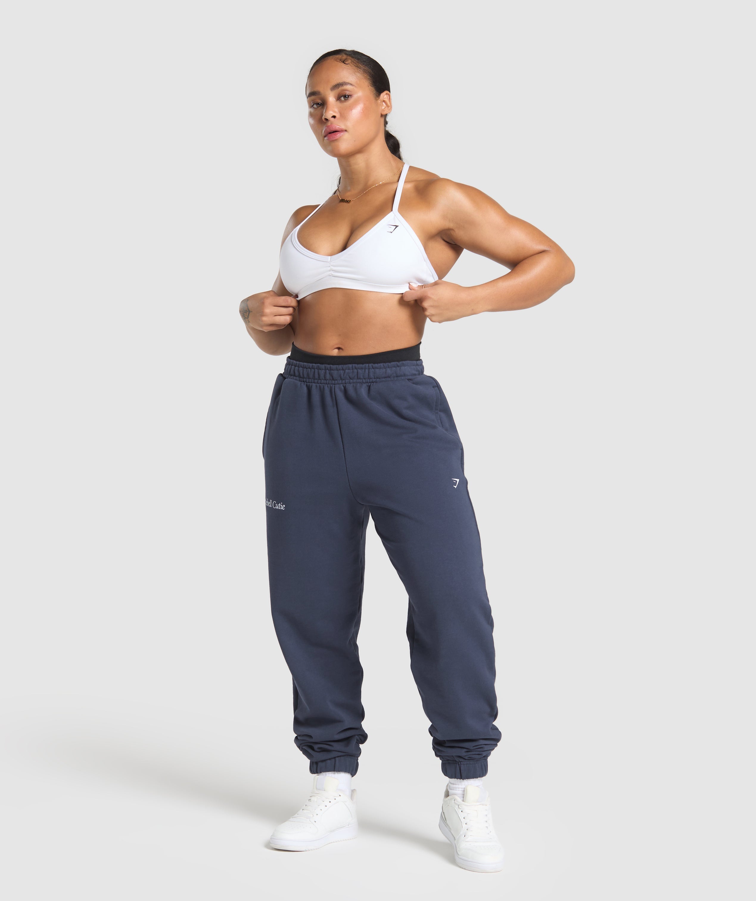 Gymshark Kettlebell Cutie Oversized Joggers - Heavy Blue