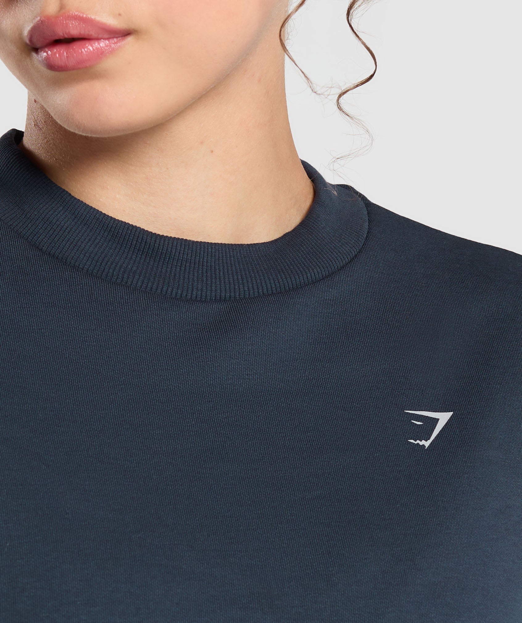 Gymshark Strength Department Brushed Sweatshirt - Heavy Blue