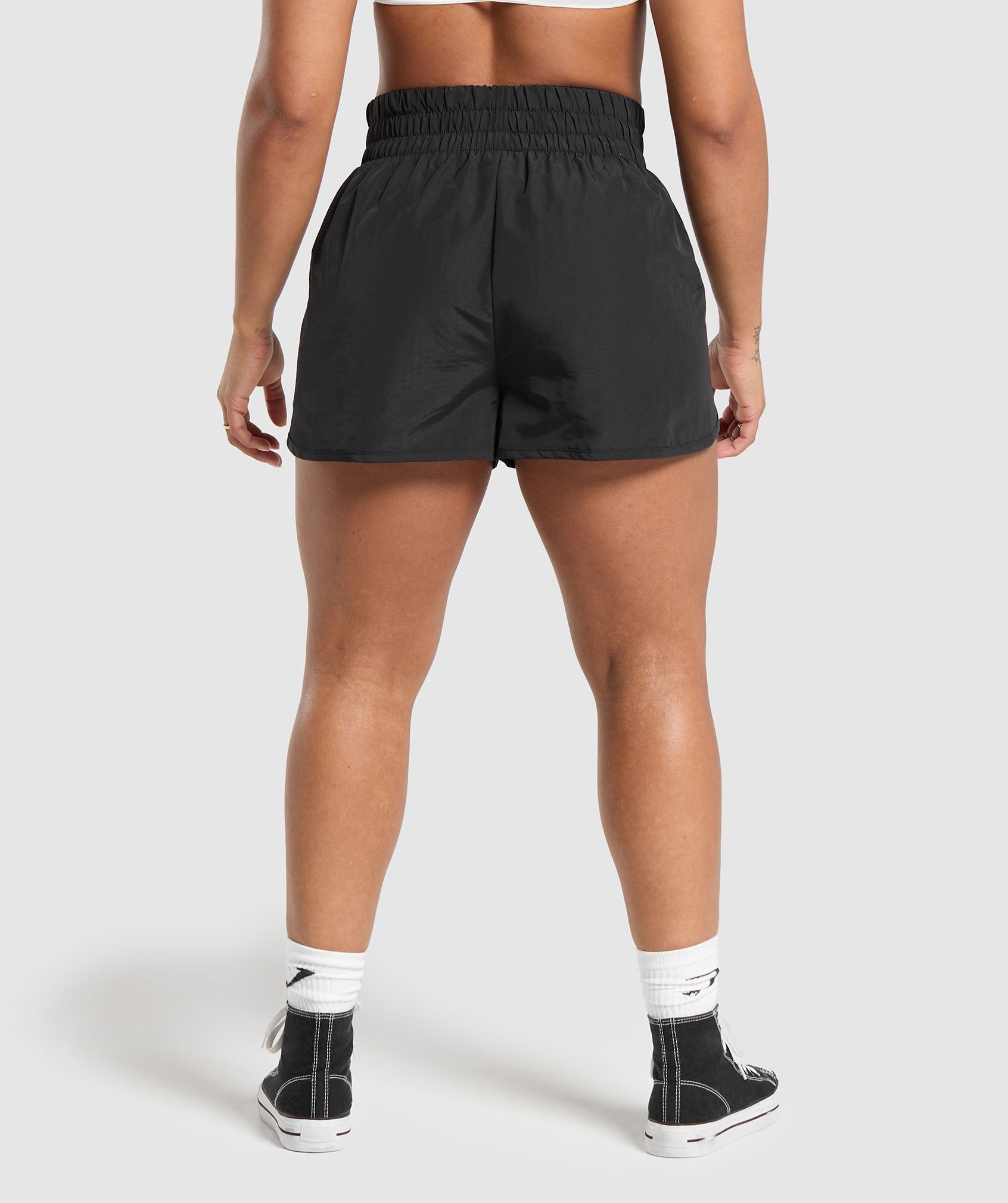 Gymshark Retro Waistband Shorts - Black