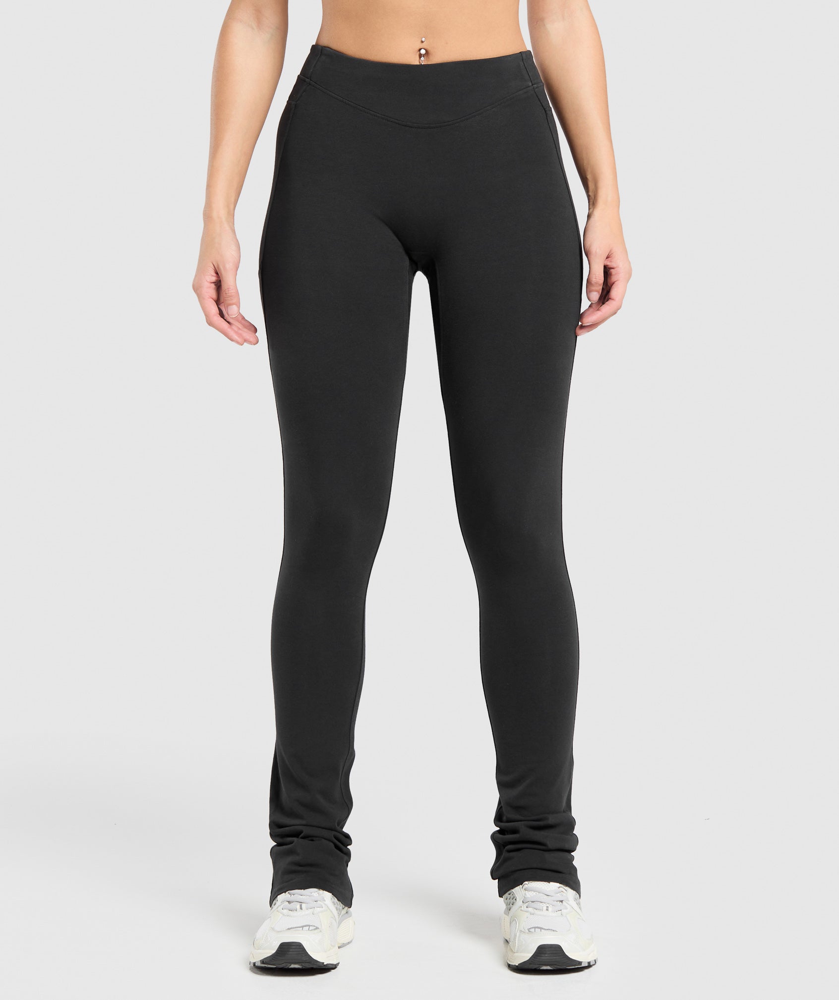 Gymshark Heavyweight Washed Leggings - Black
