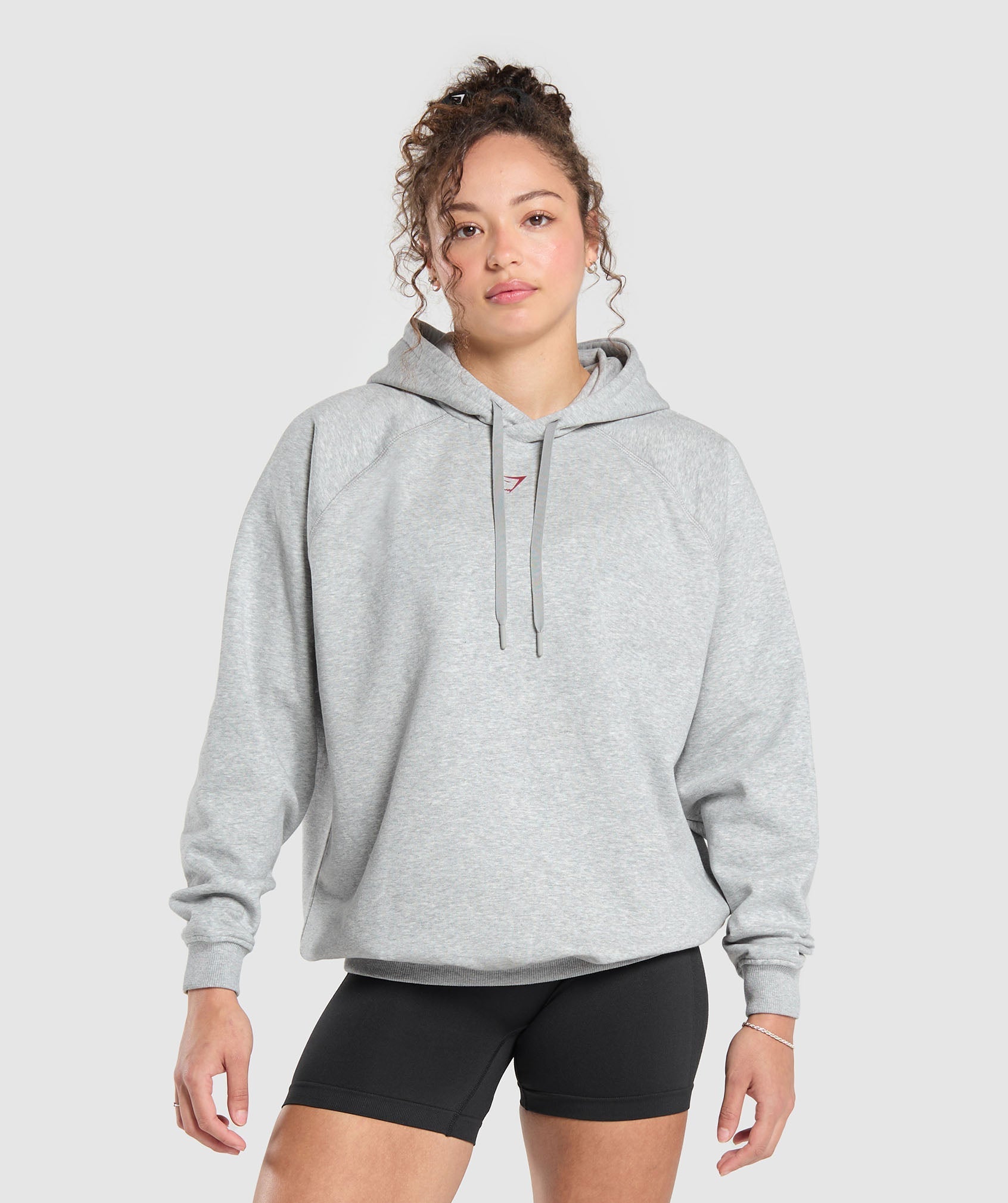 Gymshark I Love Squats Hoodie - Light Grey Core Marl