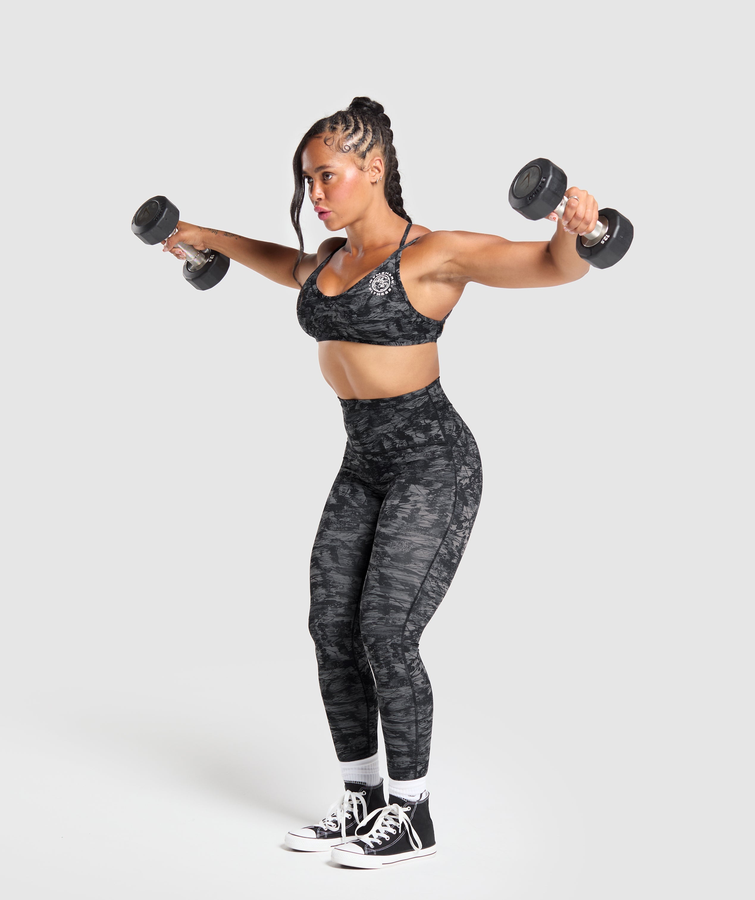 Gymshark Legacy Regular Leggings - Black Print