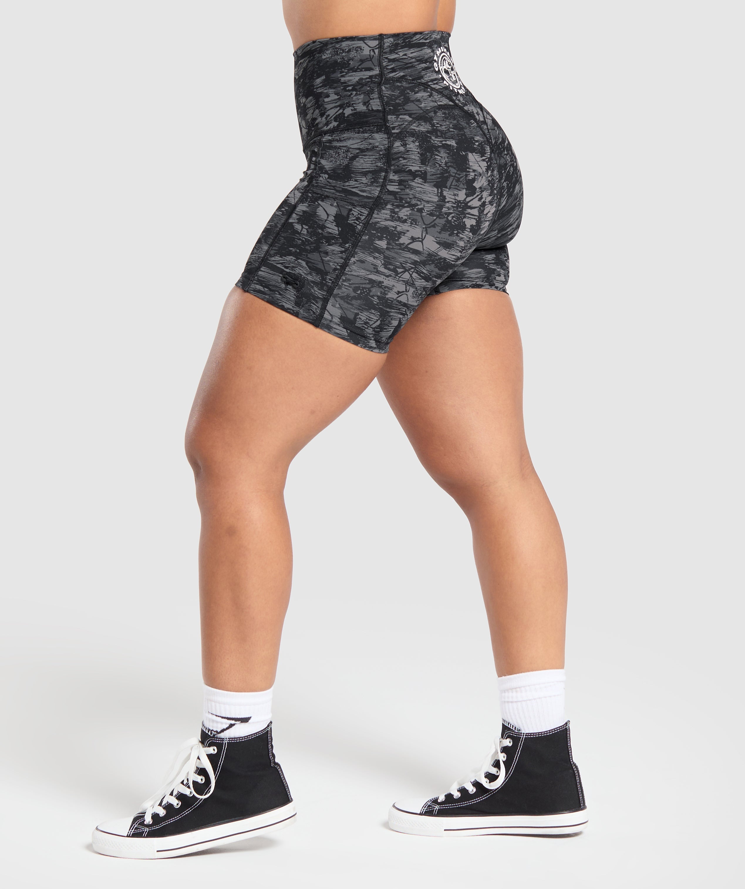 Gymshark Legacy Logo Tight Shorts - Black