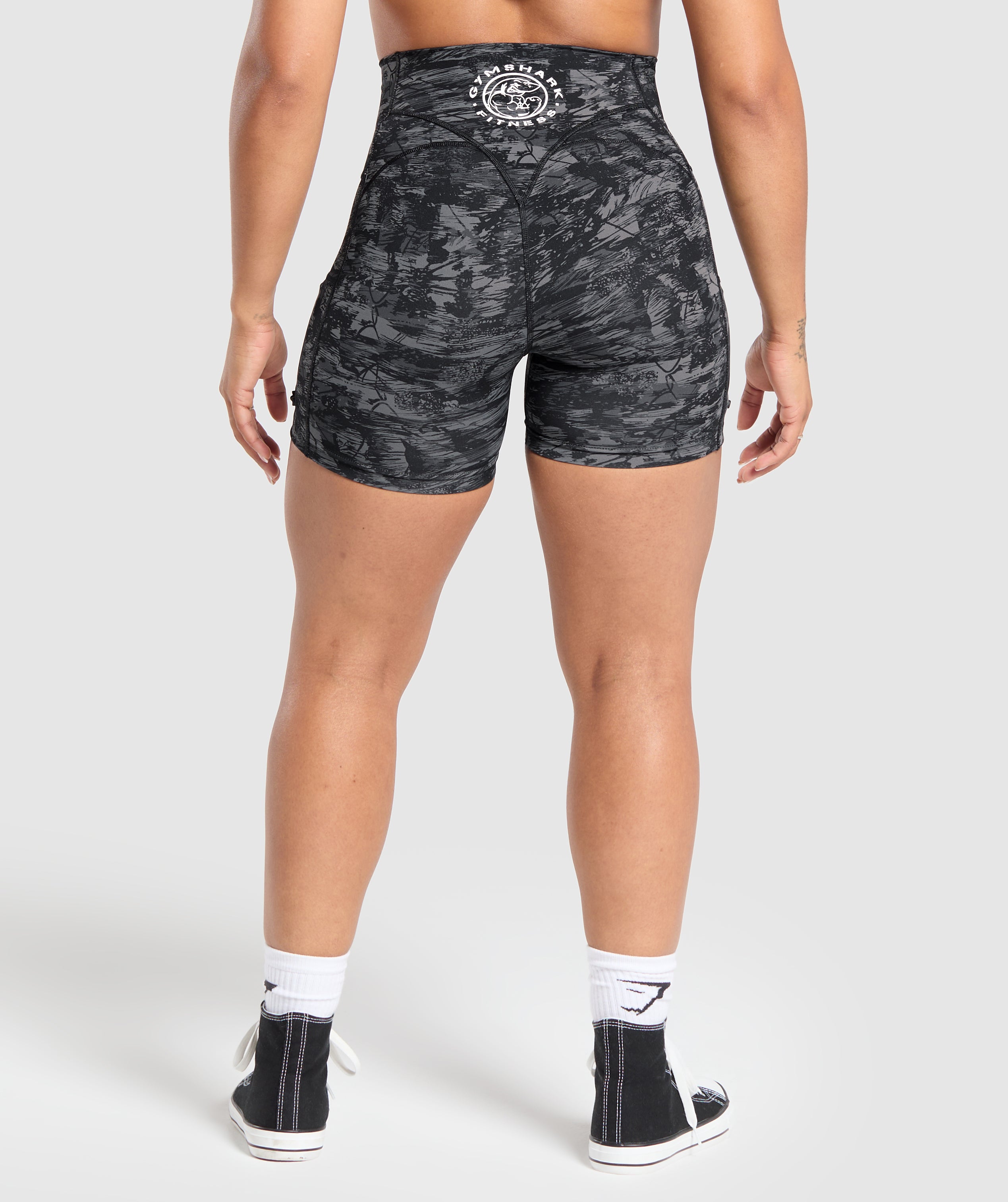 Gymshark Legacy Logo Tight Shorts - Black