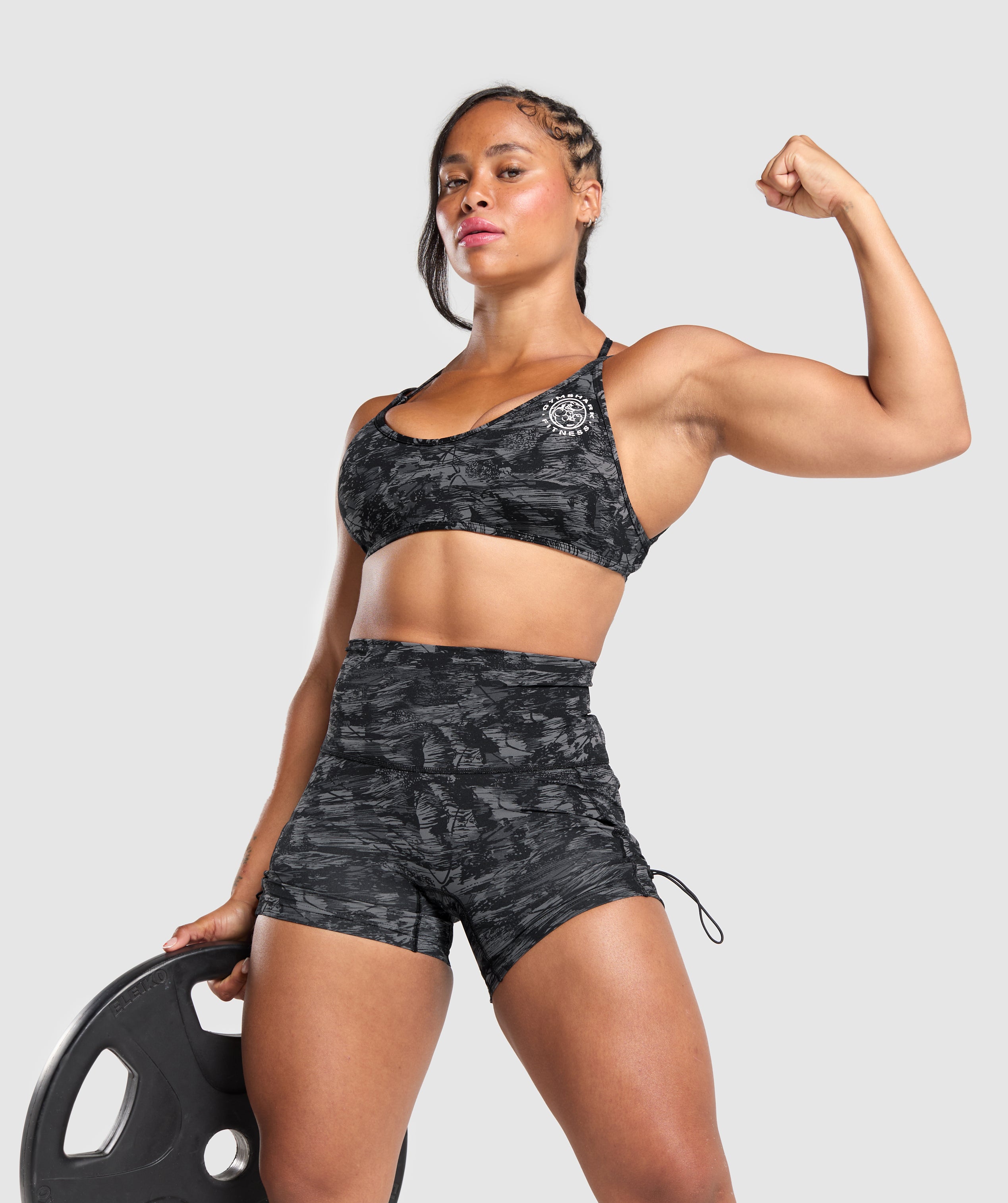 Gymshark Legacy Logo Tight Shorts - Black