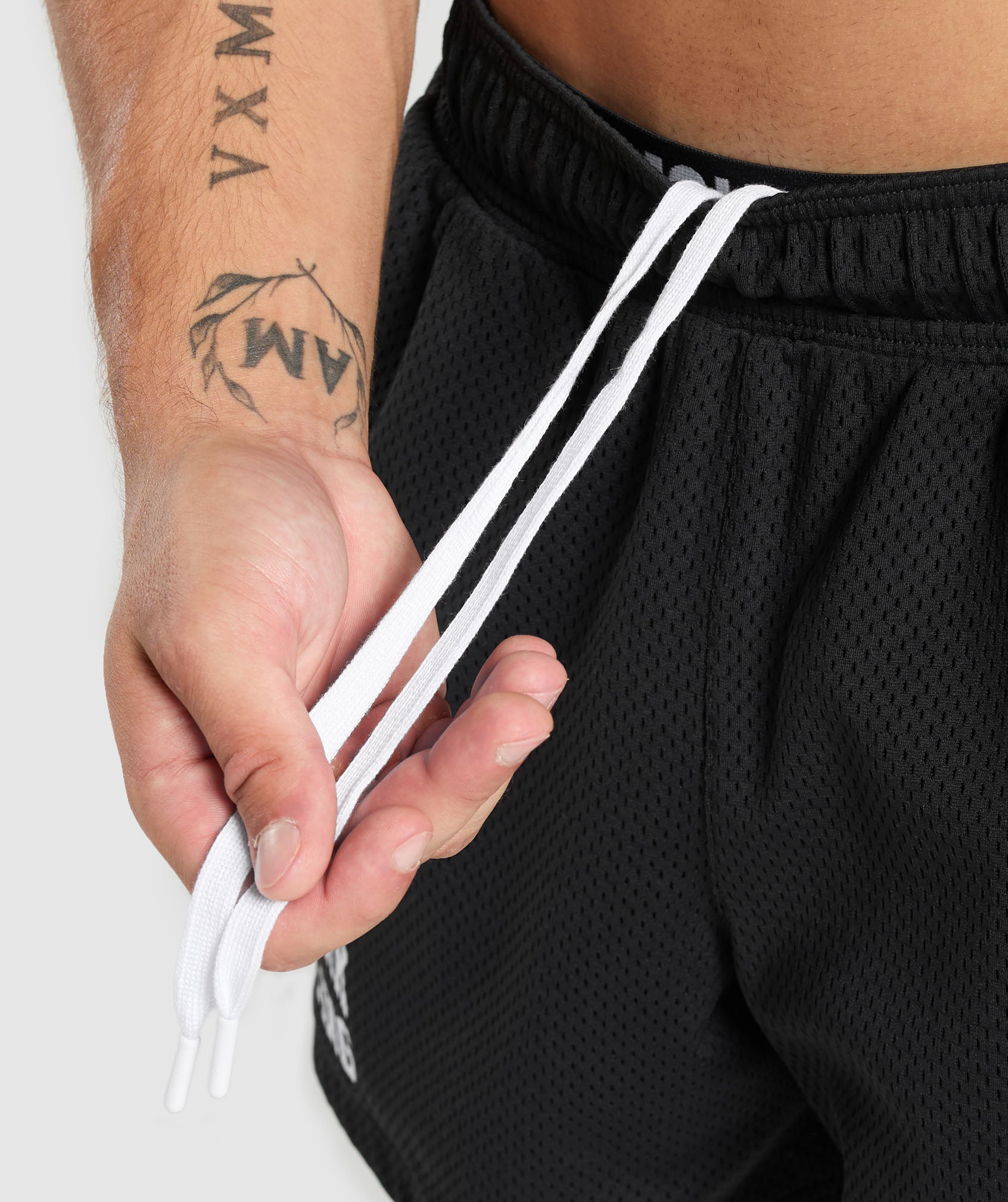 Gymshark Lifting Mesh 5" Shorts - Black