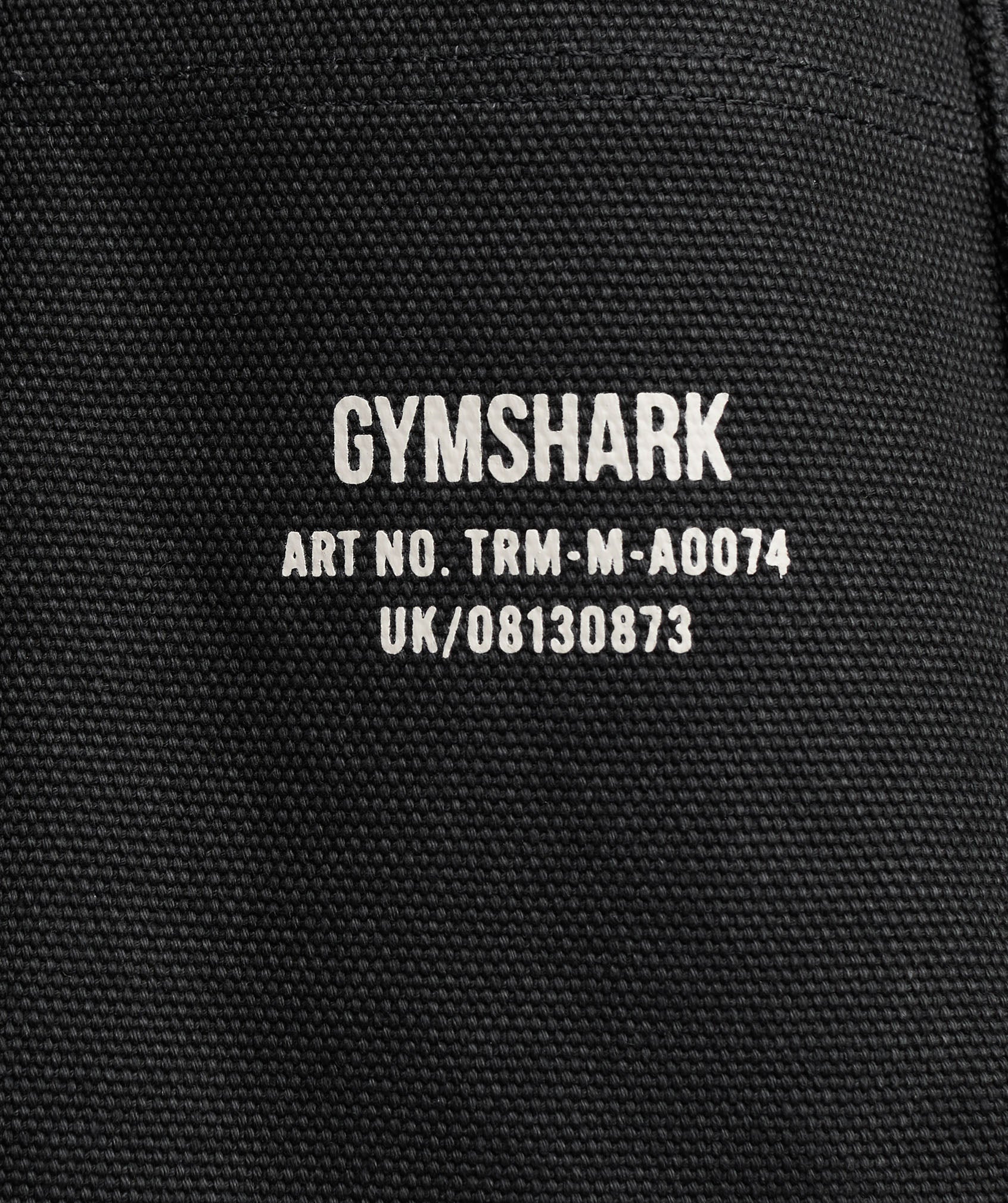 Gymshark Tactical Canvas Tote Bag - Black