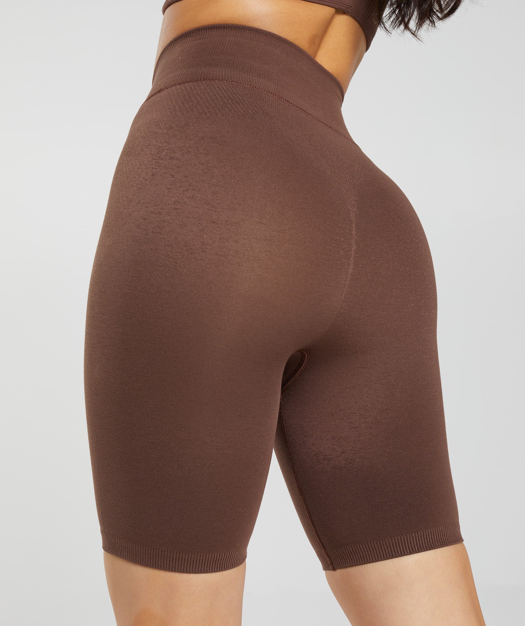 Gymshark Rest Day Seamless Shorts - Oak Brown