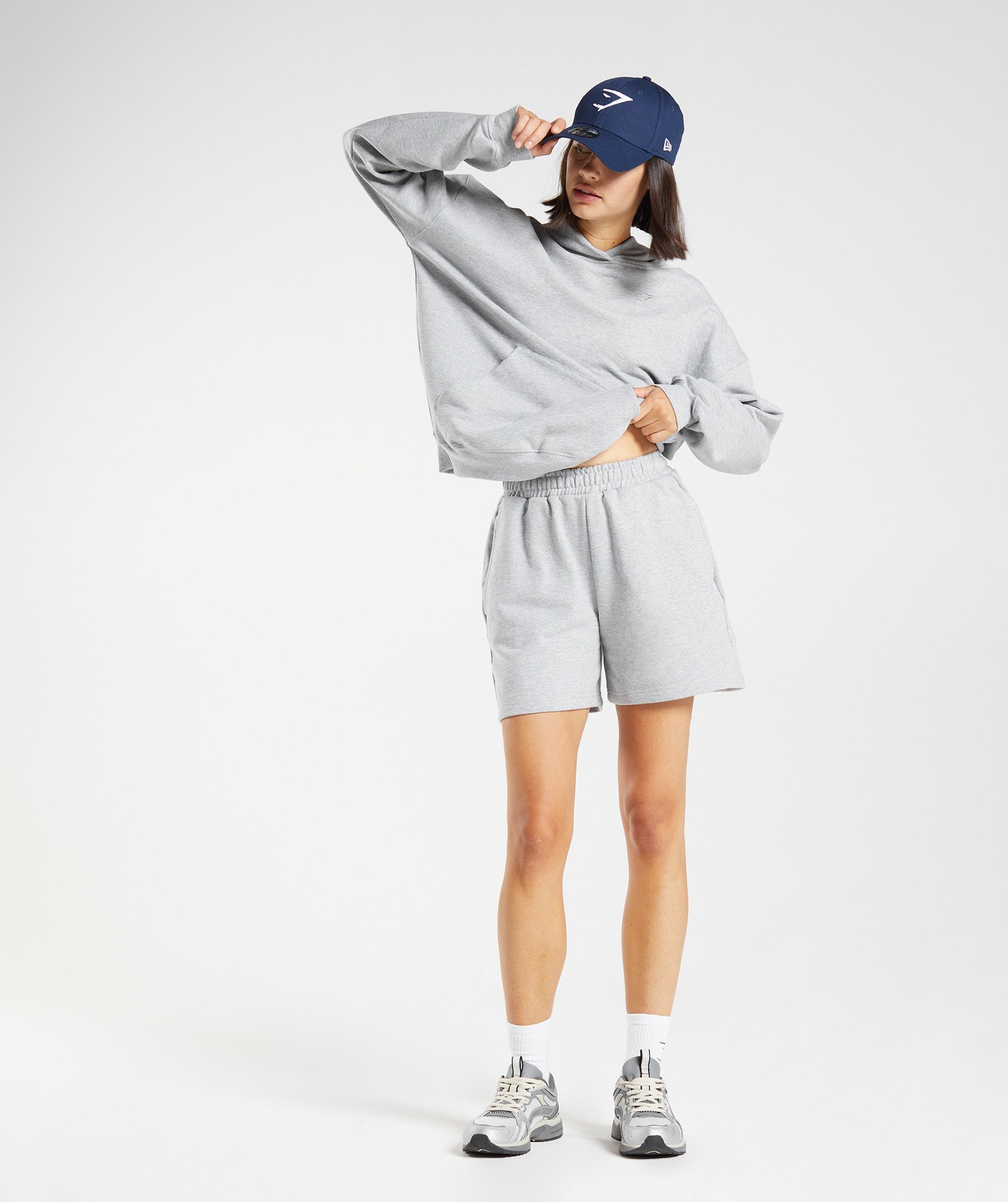Gymshark Rest Day Sweats Hoodie - Light Grey Core Marl