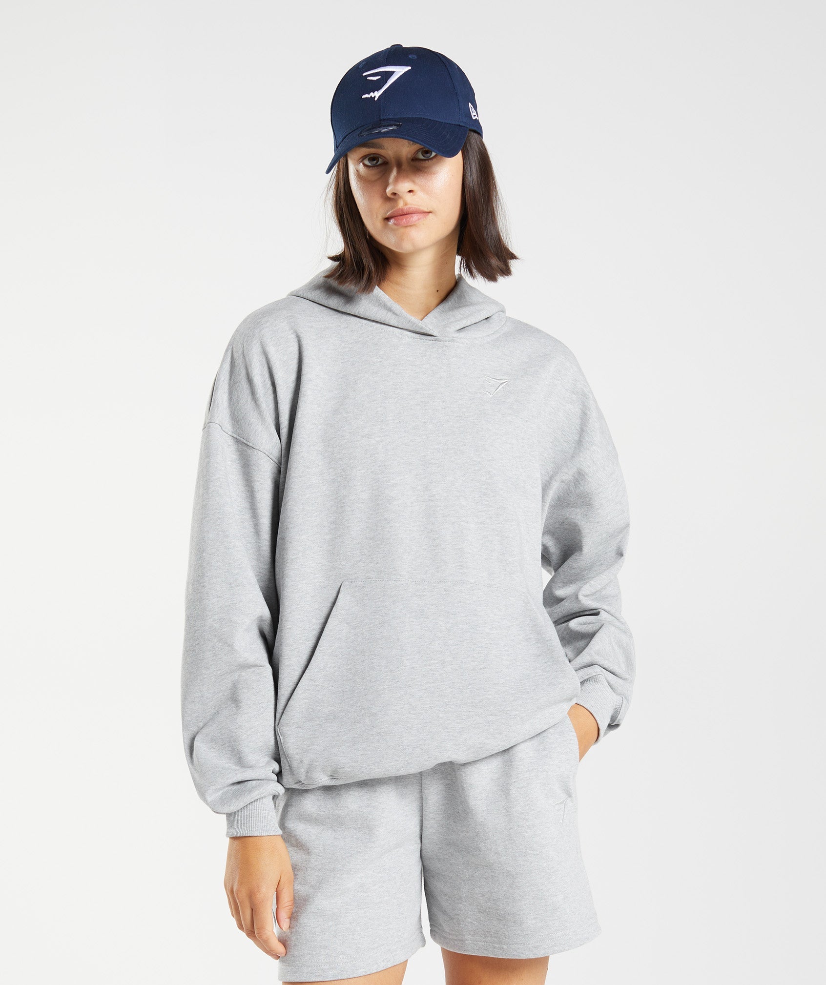 Gymshark Rest Day Sweats Hoodie - Light Grey Core Marl
