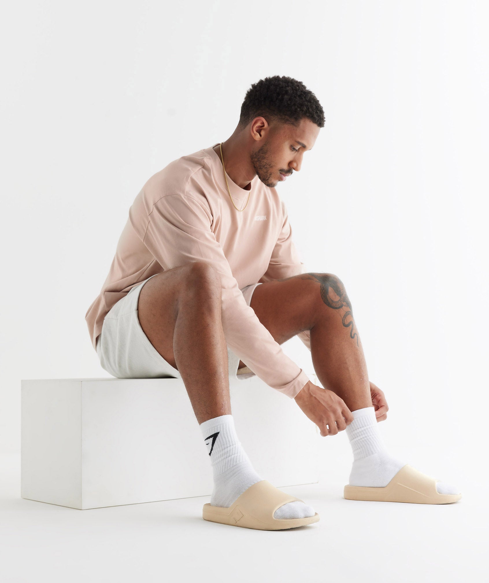 Gymshark Rest Day Slides - Toasted Brown