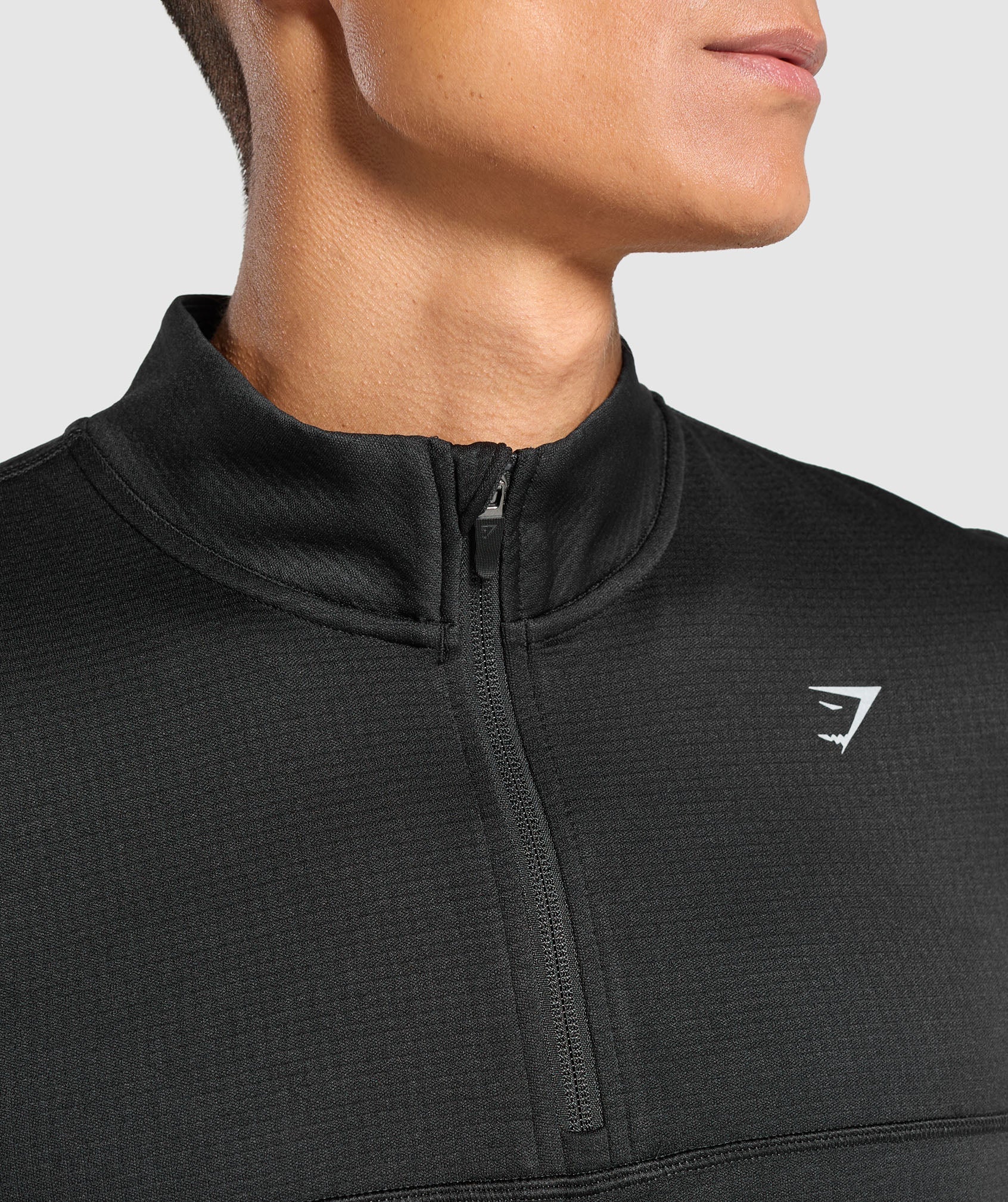 Gymshark Running 1/4 Zip - Black