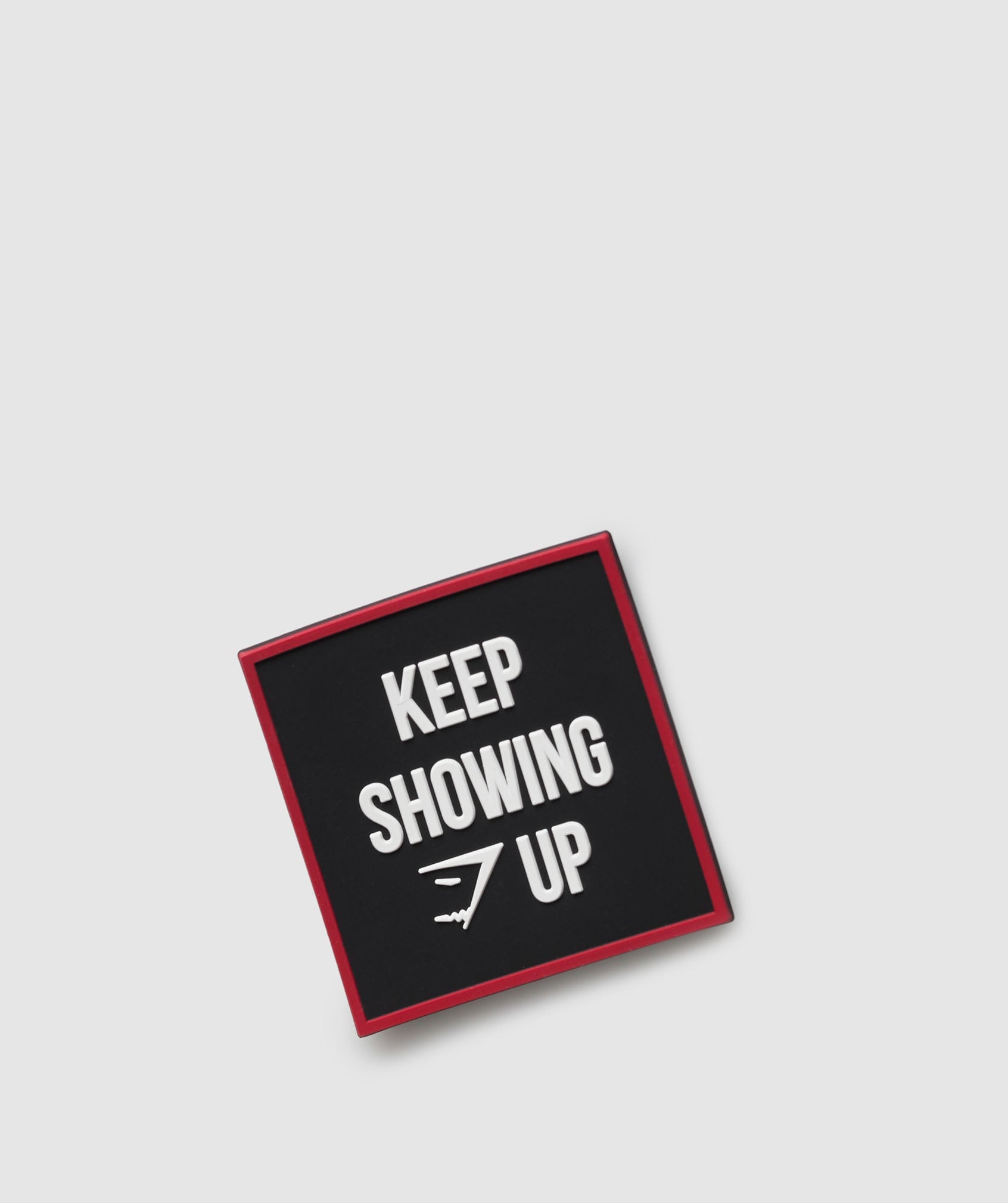 Gymshark Keep Showing Up GFX Patch - Gs Black/Gs White/Gs Conditioning Red