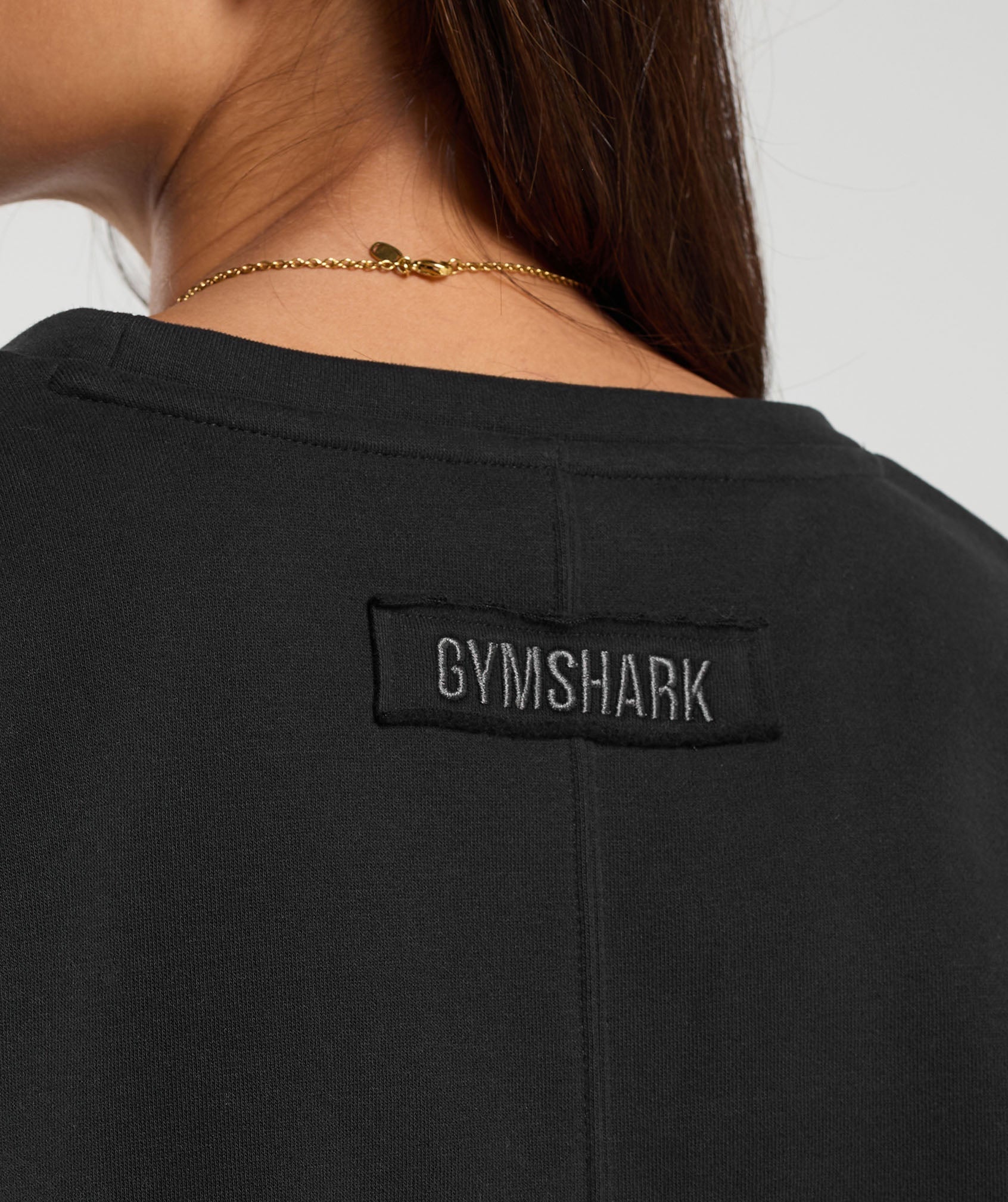 Gymshark Fleece Oversized Sweatshirt - Black