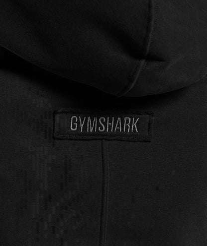 Gymshark Fleece Oversized Hoodie - Black
