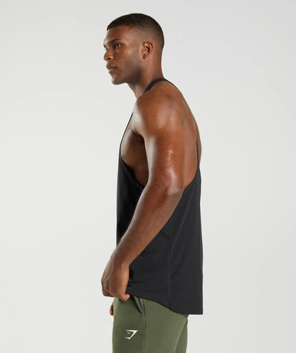Gymshark React Stringer - Black