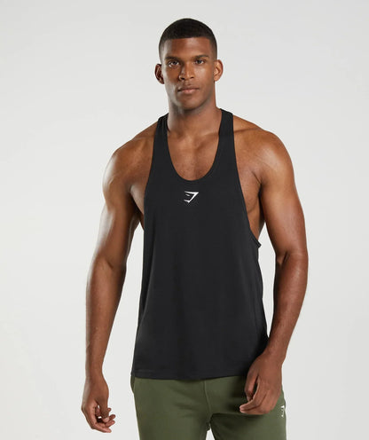 Gymshark React Stringer - Black
