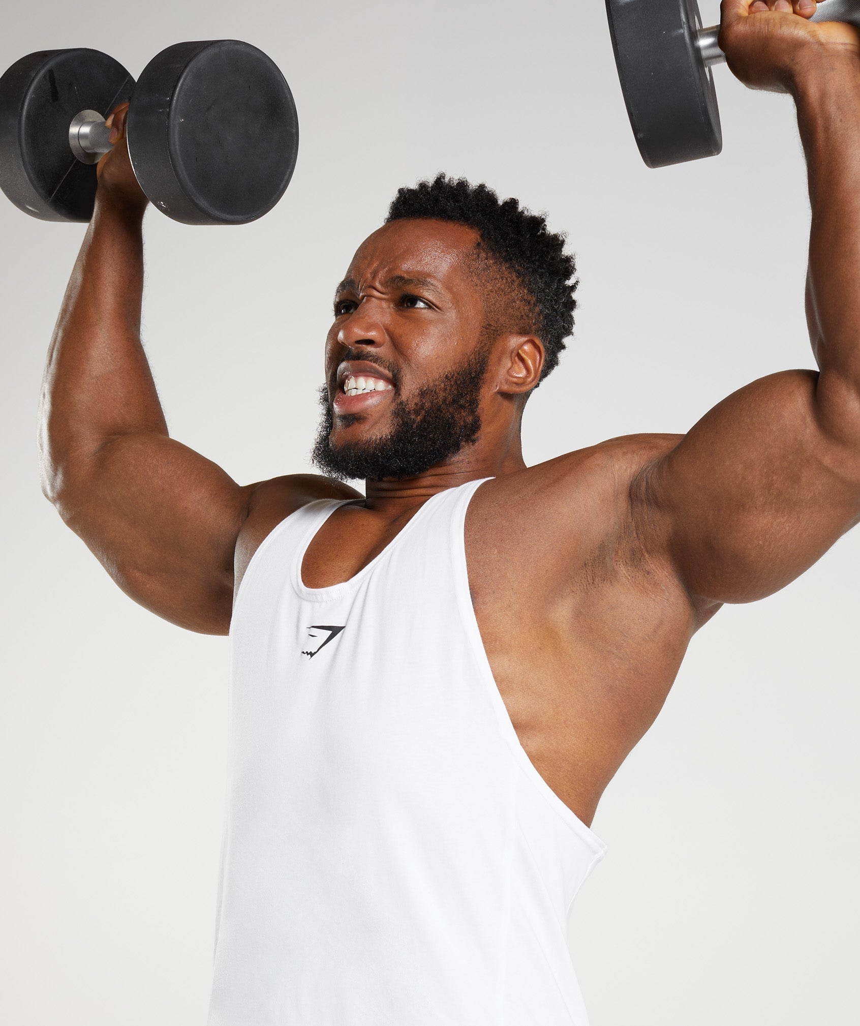 Gymshark React Stringer - White