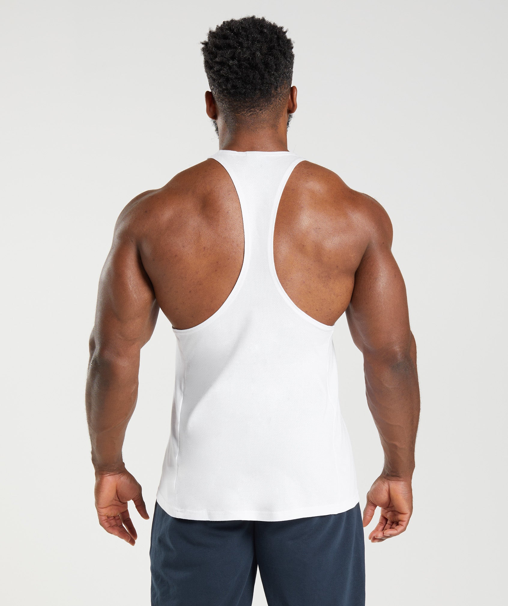 Gymshark React Stringer - White