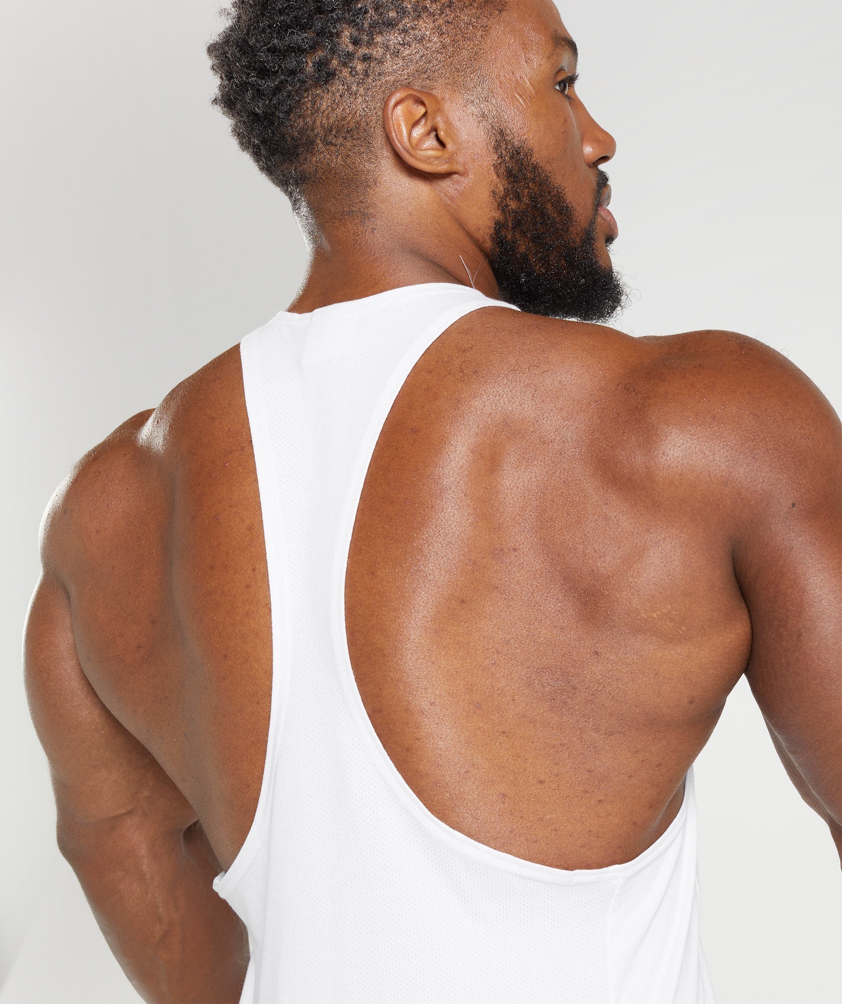 Gymshark React Stringer - White