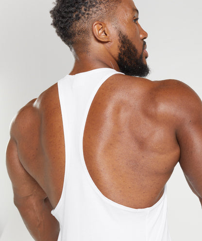 Gymshark React Stringer - White