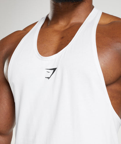 Gymshark React Stringer - White