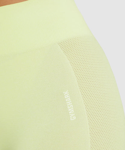 Gymshark Flex Cycling Shorts - Light Green Marl