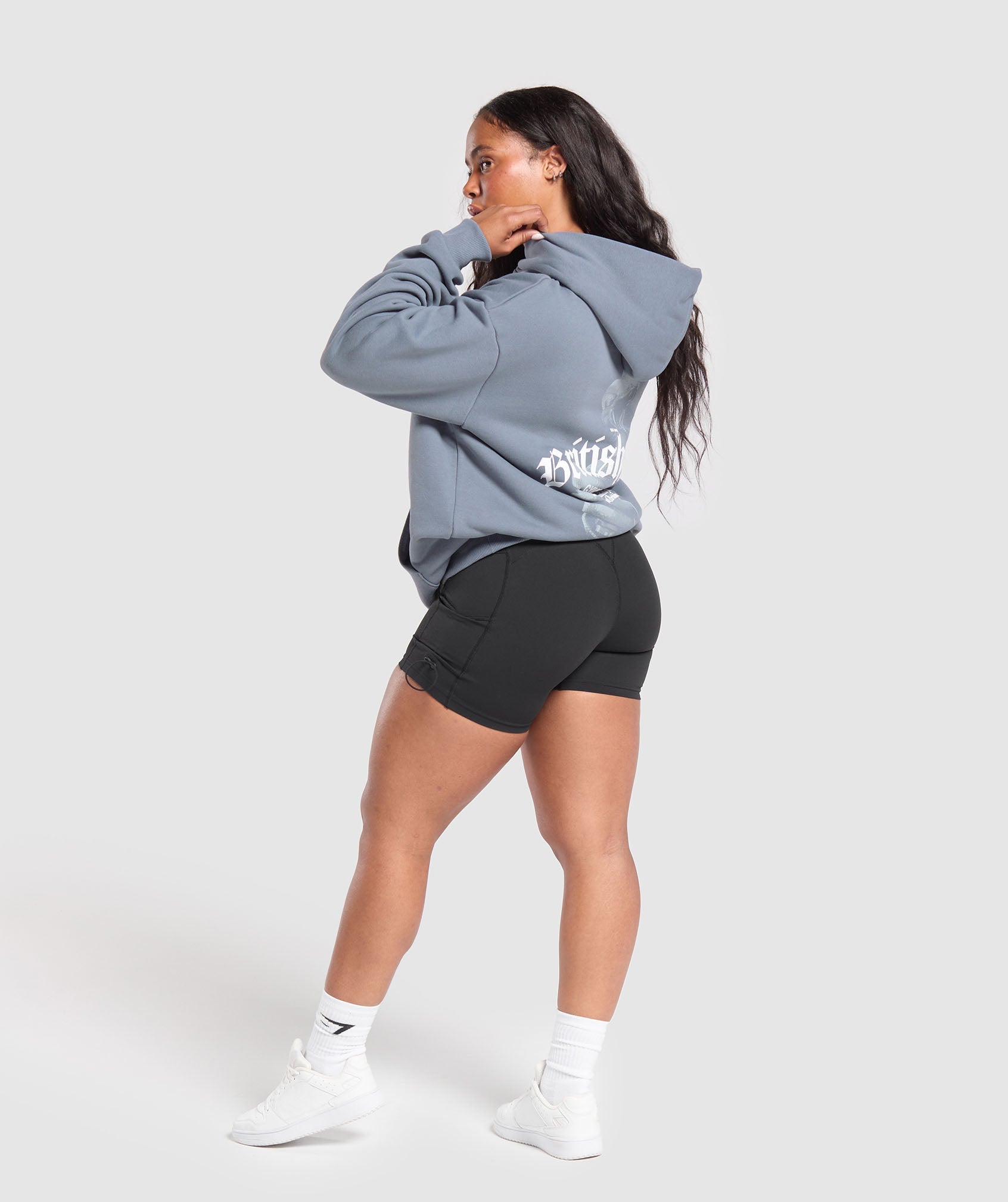 Gymshark British Iron Heavyweight Hoodie - Iron Blue