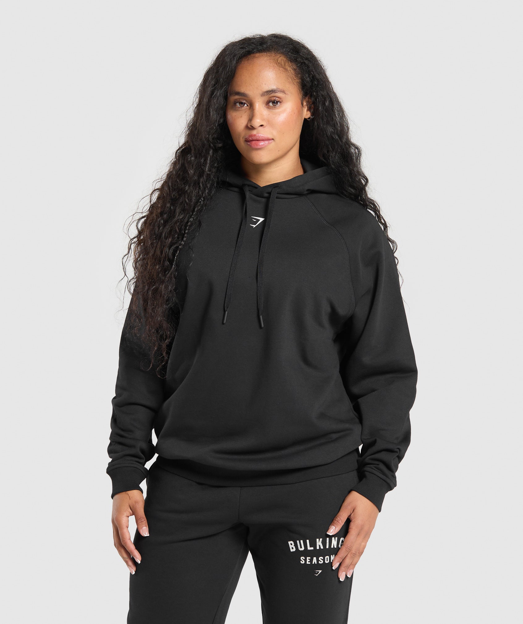 Gymshark Bulking Season Brushed Hoodie - Black