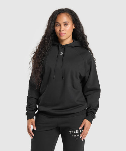 Gymshark Bulking Season Brushed Hoodie - Black