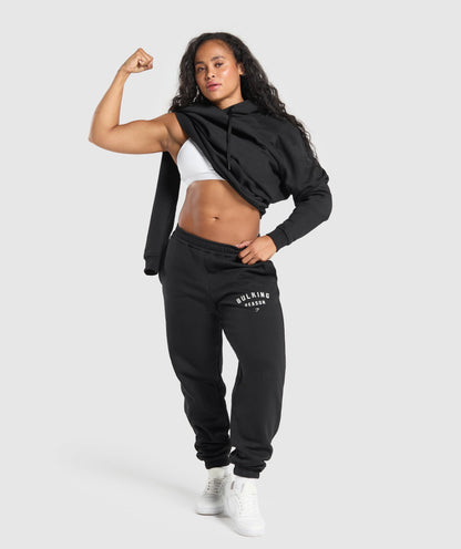 Gymshark Bulking Season Brushed Hoodie - Black