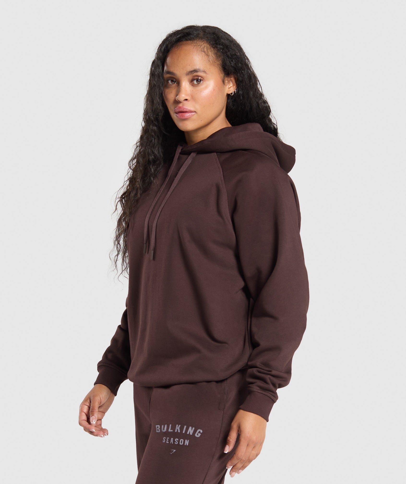Gymshark Bulking Season Brushed Hoodie - Heritage Brown