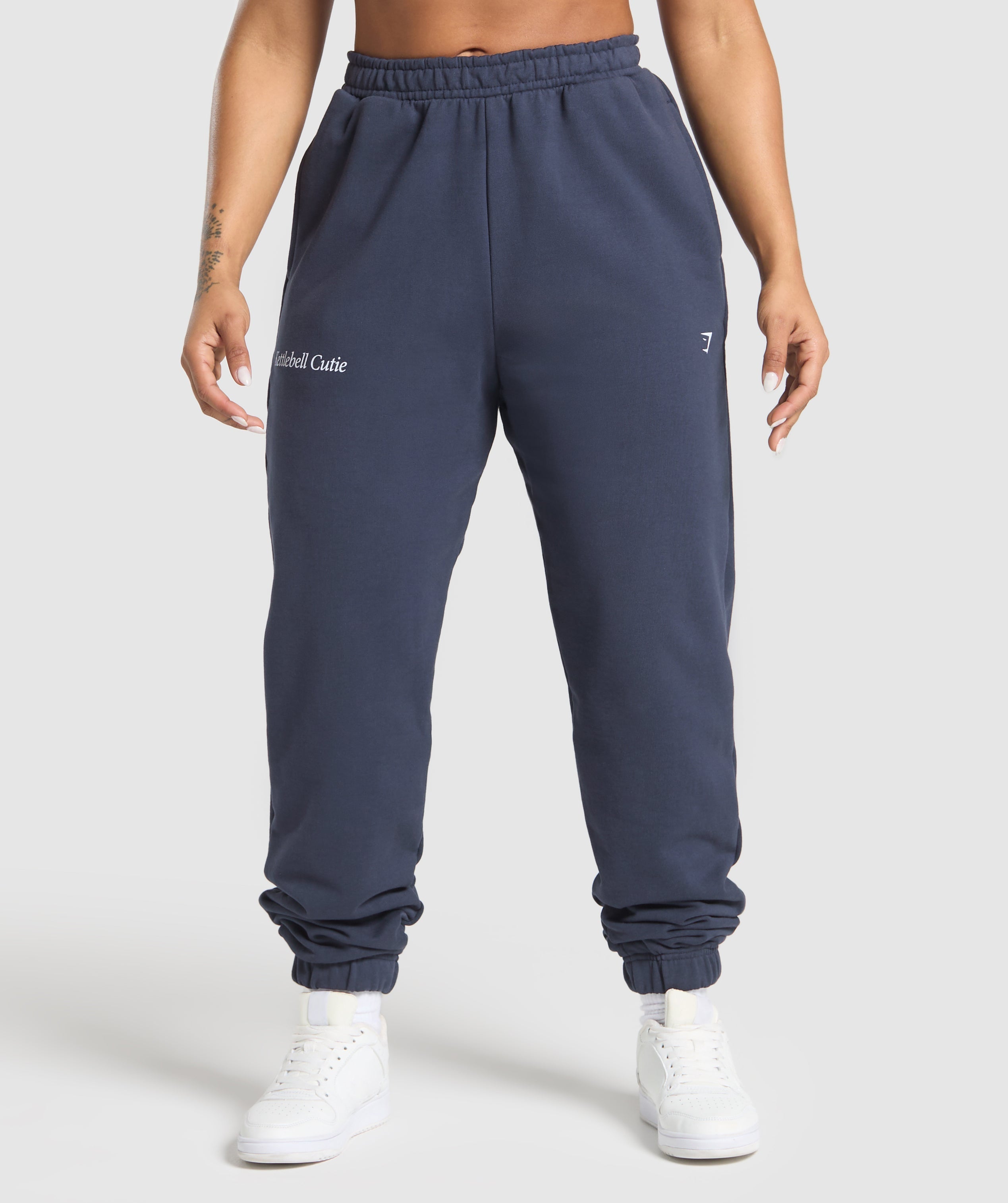 Gymshark Kettlebell Cutie Oversized Joggers - Heavy Blue