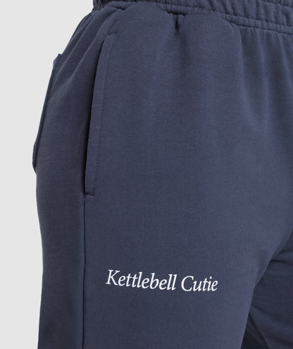 Gymshark Kettlebell Cutie Oversized Joggers - Heavy Blue
