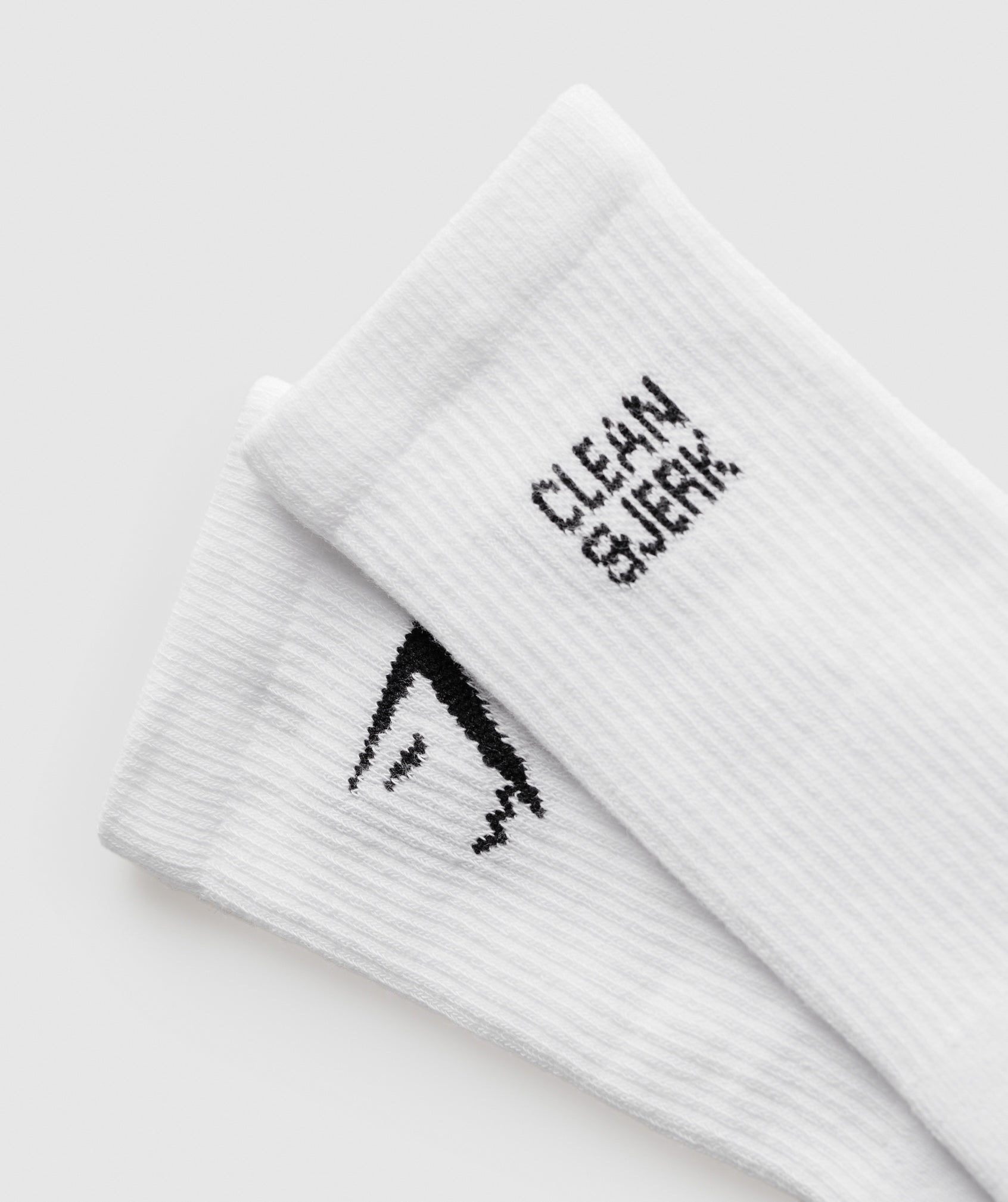 Gymshark Graphic Weightlifting Crew Single - White