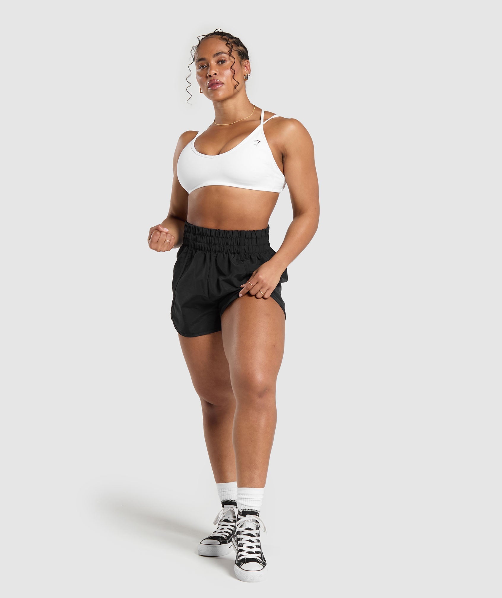 Gymshark Retro Waistband Shorts - Black