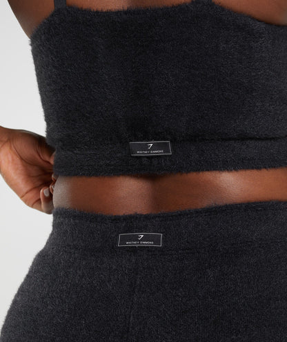 Gymshark Whitney Eyelash Knit Bandeau - Black