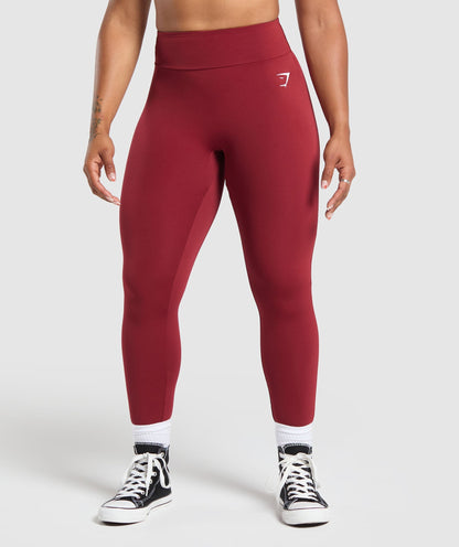 Power Leggings - Reps Red