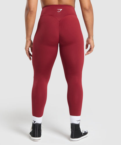 Power Leggings - Reps Red