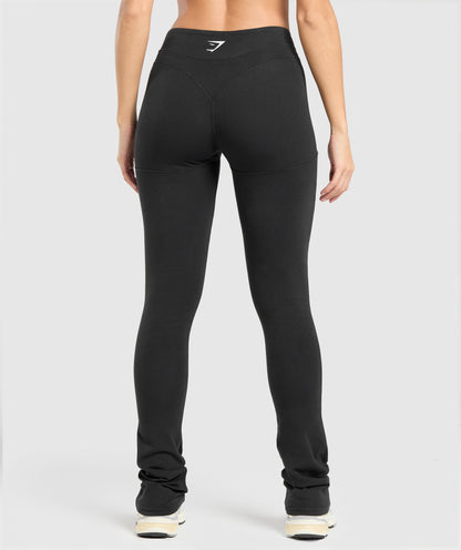 Gymshark Heavyweight Washed Leggings - Black