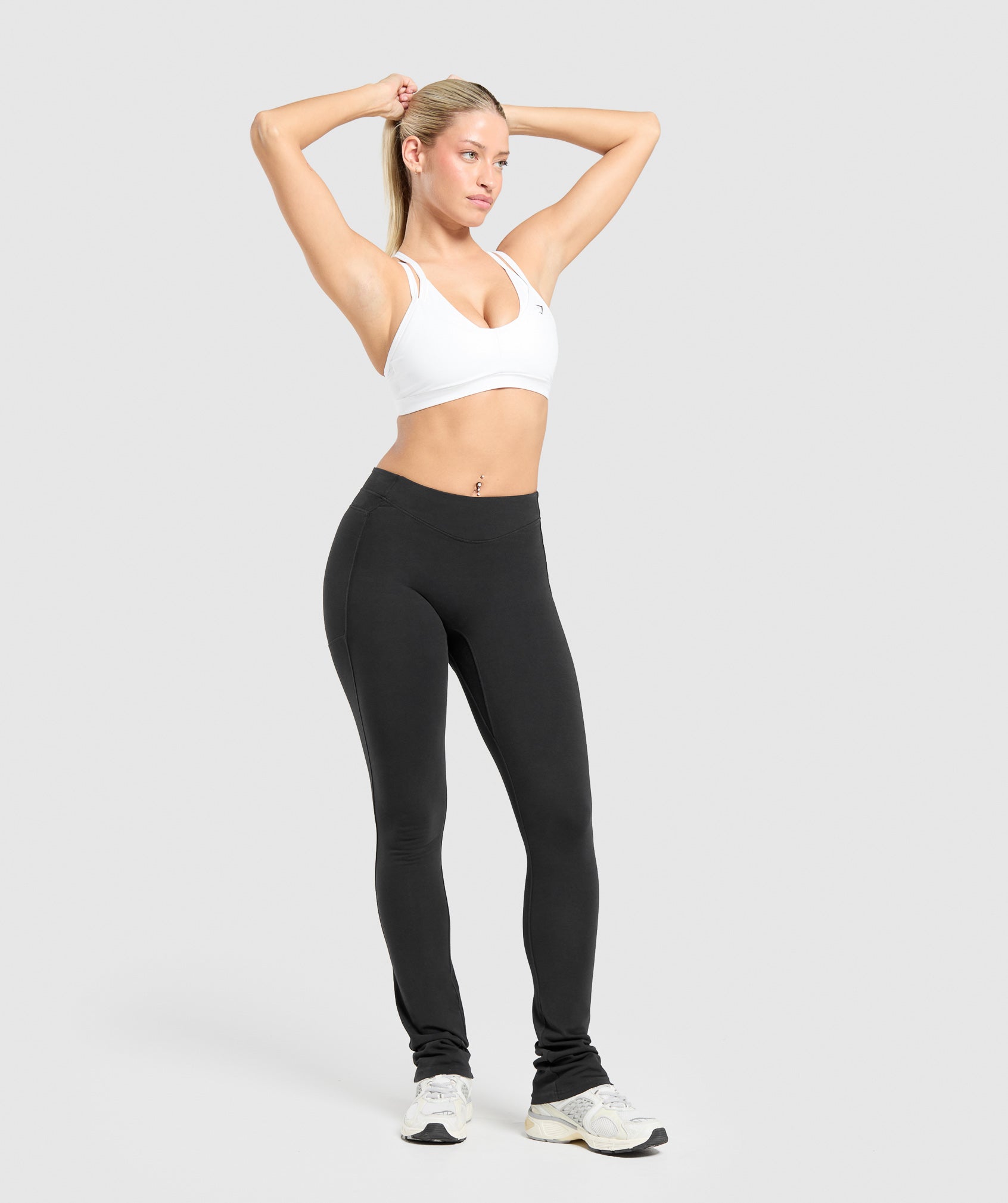 Gymshark Heavyweight Washed Leggings - Black