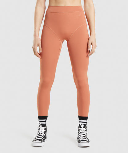 Gymshark KK Fit 7/8 Leggings - Earth Orange