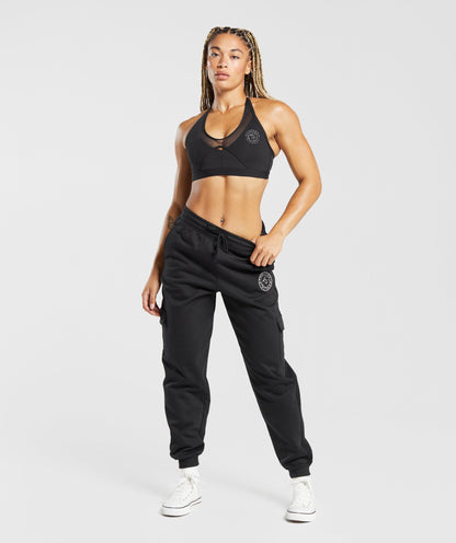 Gymshark Legacy T-Bar Sports Bra - Black