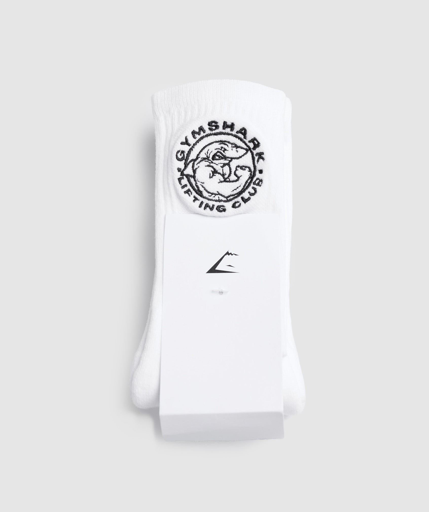 Gymshark Legacy Crew Socks 2pk - White