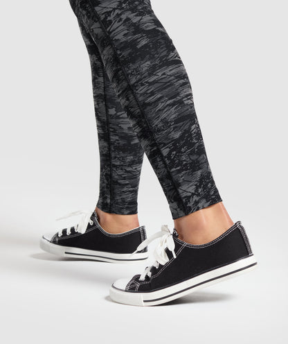 Gymshark Legacy Regular Leggings - Black Print